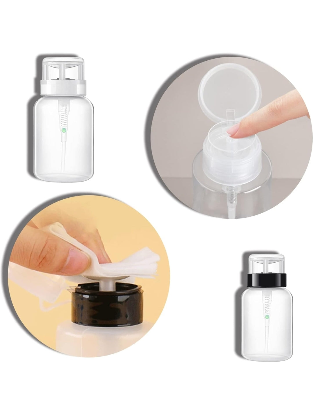 Flacon pompe distributeur pour liquides - Les tresors de PAQ