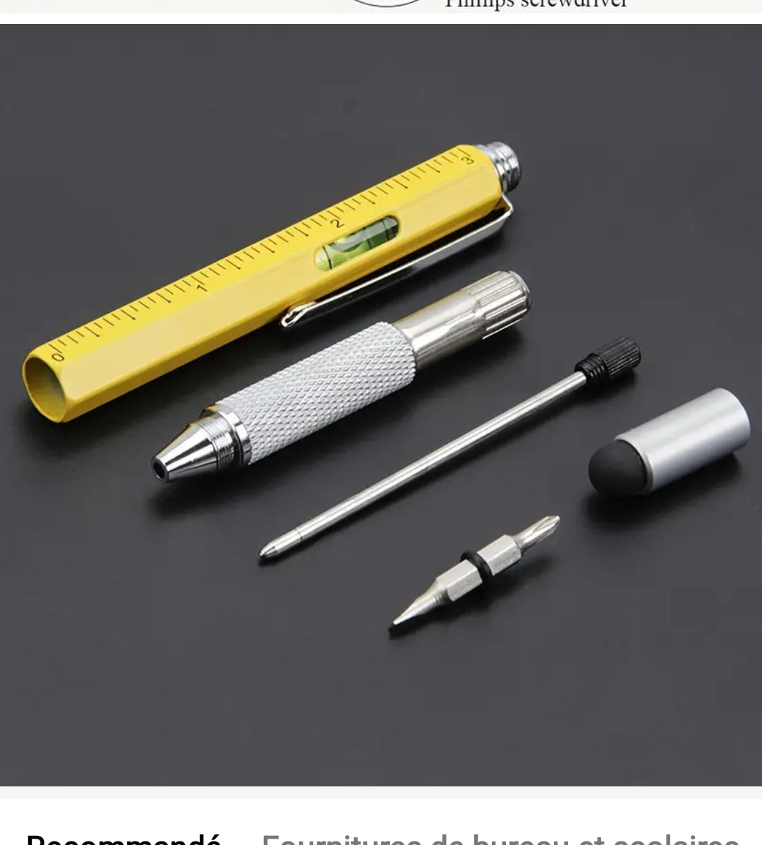 Stylo multifonction 7en 1