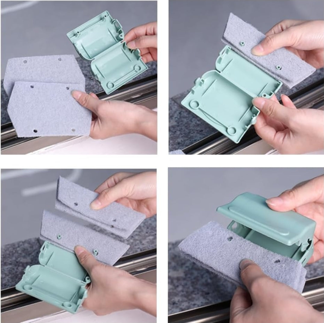 Brosse de nettoyage rainures fenêtres - Les tresors de PAQ