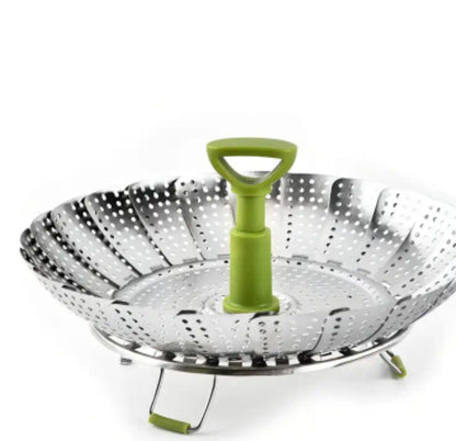 Panier de cuisson vapeur pliable - Les tresors de PAQ
