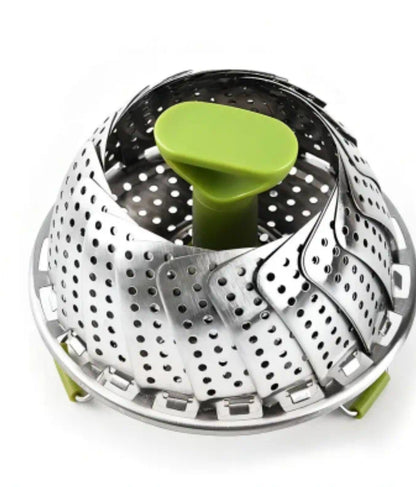 Panier de cuisson vapeur pliable - Les tresors de PAQ