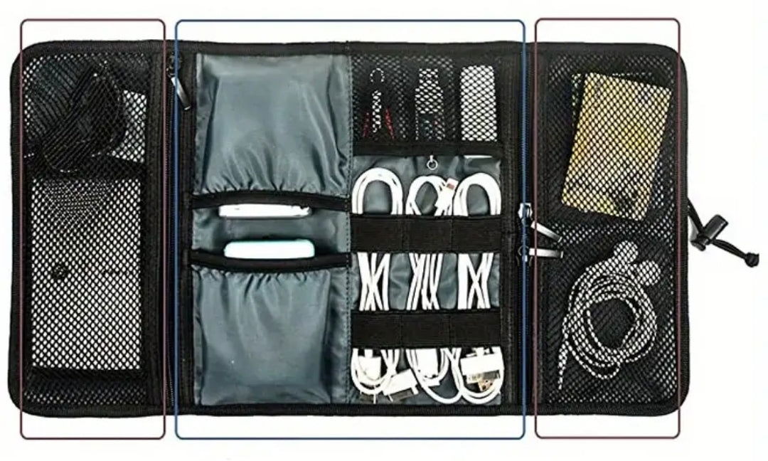Petit sac de rangement de câbles - Les tresors de PAQ
