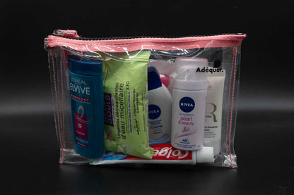 Trousse de toilette pour voyage femme - Les tresors de PAQ